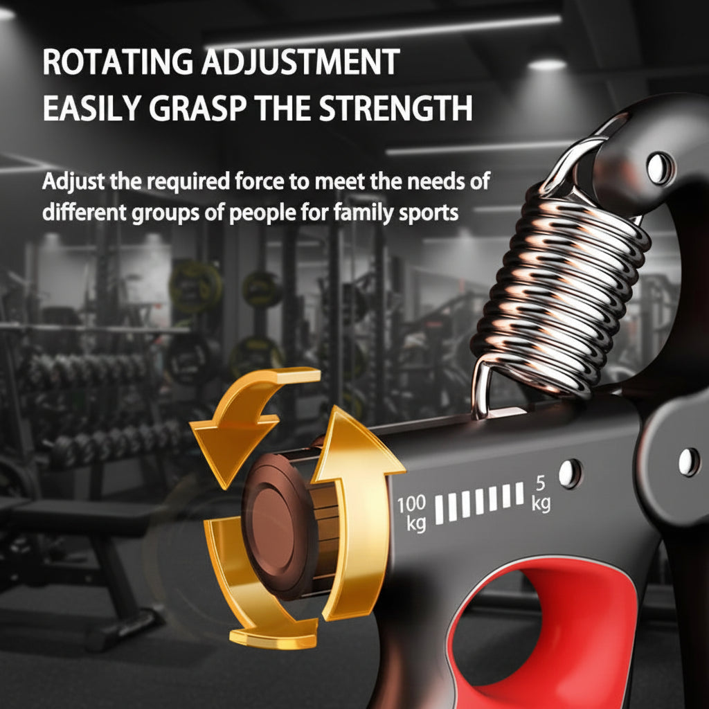 Fortalecedor de Agarre Ajustable LINGPENG 5-60/100/150kg